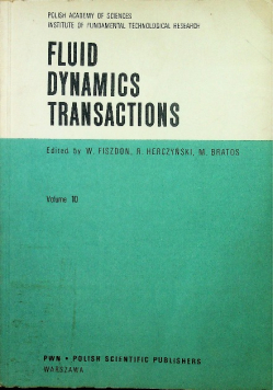 Fluid Dynamics Transactions volume 10
