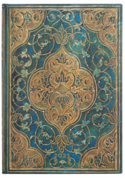 Kalendarz książkowy midi 2023 Turquoise Chronicles