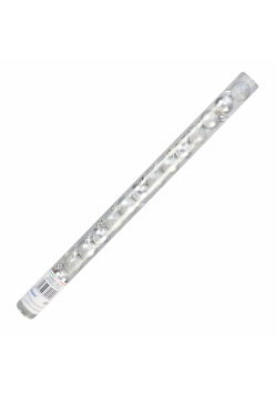 Bombki srebrne w tubie 16szt