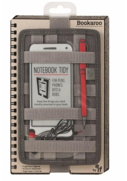 Bookaroo Notebook Tidy Organizer na notes szary