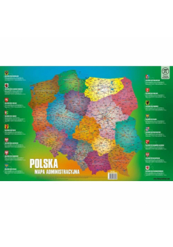 Plansza na biurko Mapa Polski 550x365 mm
