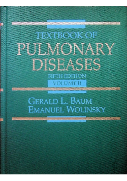 Textbook of pulmonary diseases volume II