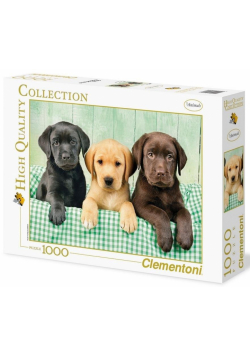 Puzzle 1000 HQ I tre Labrador