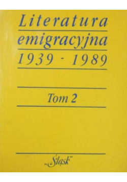 Józef  - Literatura emigracyjna 1939-1989 tom 2