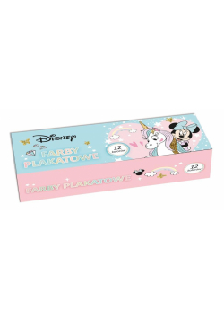 Farby plakatowe 12 kolorów Minnie Mouse