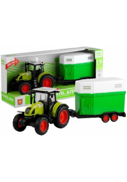 Traktor z przyczepą konną z napędem i dźwiękiem