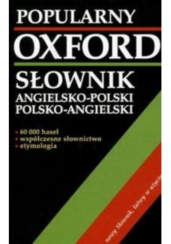 Popularny słownik angielsko-polski polsko-angielski