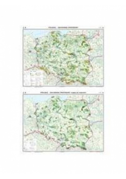 Mapa - Polska. Ochrona przyrody / do ćwiczeń