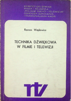 Technika dźwiękowa w filmie i telewizji