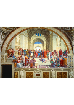 Puzzle 1000 Szkołą Ateńska, Raphael, 1511