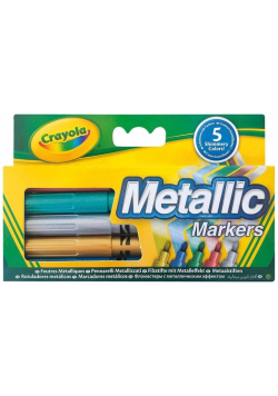 Markery metaliczne Crayola 5 kolorów