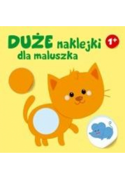 Duże naklejki dla maluszka - kotek 1+