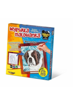 Wypukła malowanka Psy - Bernardyn