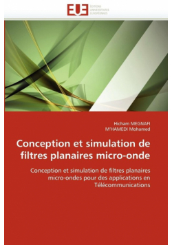 Conception et simulation de filtres planaires micro-onde