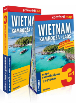 Comfort! map Wietnam, Kambodża, Laos 3w1 w.2020