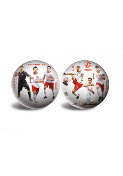 Piłka PZPN szara 23 cm TREFL
