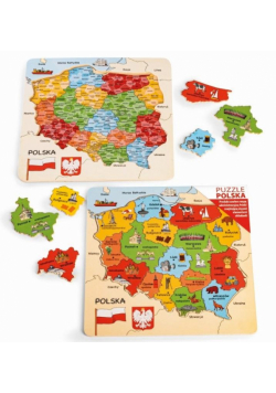 Mapa Polski puzzle