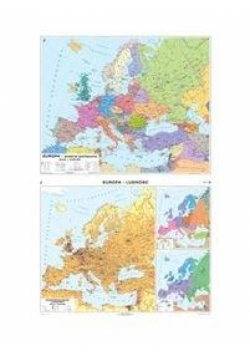 Mapa - Europa. Polityczna /Rozmieszczenie ludności