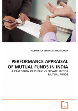 Performance Appraisal Of Mutual Funds In India