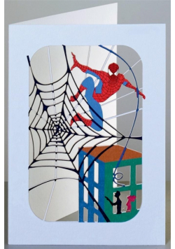 Karnet PM277 wycinany + koperta Spiderman