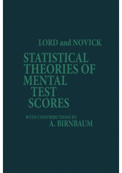 Statistical Theories of Mental Test Scores (PB)