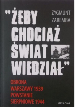 Żeby chociaż świat wiedział