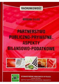 Partnerstwo Publiczno Prywatne Aspekty Bilansowo Podatkowe