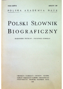 Polski słownik biograficzny Tom XXIV / 1 Zeszyt 100