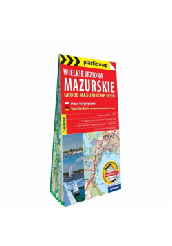 Plastic map Wielkie Jeziora Mazurskie 1:60 000