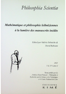 Philosophia Scientiae Vol 25 Cahier 2