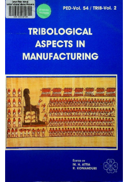 Tribological Aspects in Manufacturing