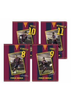 Teczka z gumką A4 FC Barcelona ASTRA