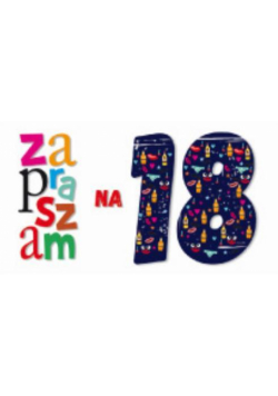 Zaproszenie 18-tka - Białe (5szt) AVANTI