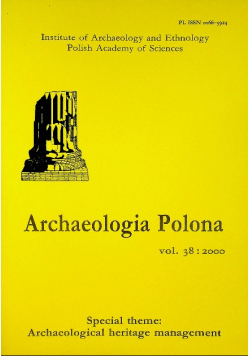 Archaeologia Polona vol 38 / 2000