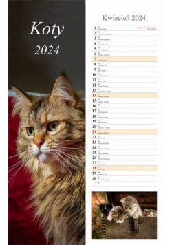 Kalendarz 2024 Pasek Koty