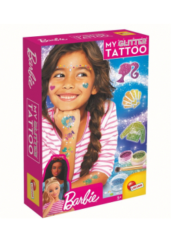 Brokatowe tatuaże - Barbie