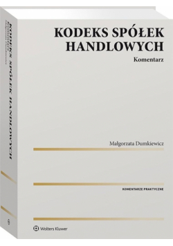 Kodeks spółek handlowych. Komentarz