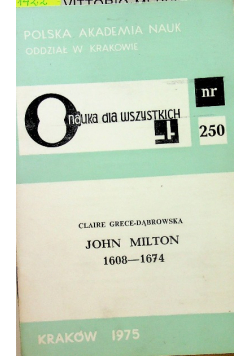 John Milton 1608 1674