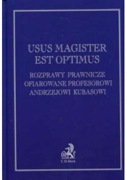 Usus Magister Est Optimus