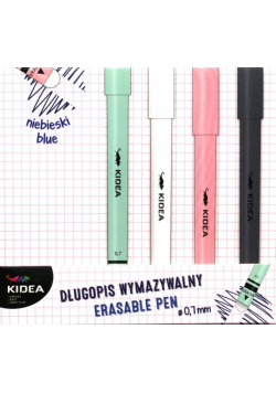 Długopis wymazywalny B Kidea 0,7mm 40 sztuk