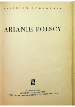 Arianie Polscy