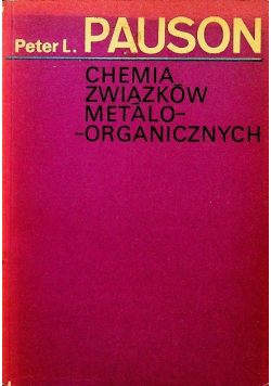 Chemia związków metaloorganicznych