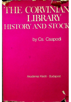 The corvinian library history and stock