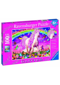 Puzzle XXL 100 Brokatowy koń