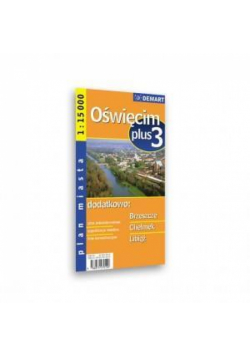 Plan Miasta Oświęcim 1:15 000 DEMART w.2016