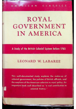 Royal Government in America
