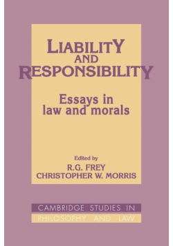 Liability and Responsibility