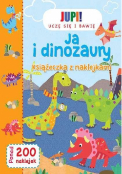 Książeczka z naklejkami - Ja i dinozaury