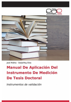 Manual De Aplicación Del Instrumento De Medición De Tesis Doctoral