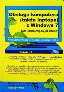 Obsługa komputera także laptopa z windows 7